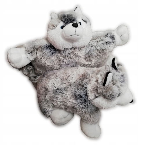 Maskotka pluszowa Poduszka składana PLUSZAK 2w1 Haski 26cm