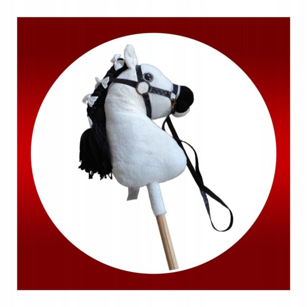 HOBBY HORSE Koń na Patyku KONIK NA KIJU Zabawka Grająca GŁOWA KONIA