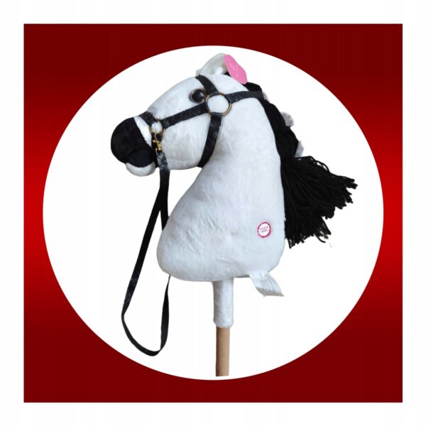 HOBBY HORSE Koń na Patyku KONIK NA KIJU Zabawka Grająca GŁOWA KONIA