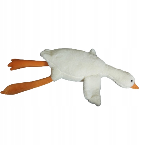 PODUSZKA MASKOTKA PLUSZAK GĘŚ KACZKA DUŻA 85 CM