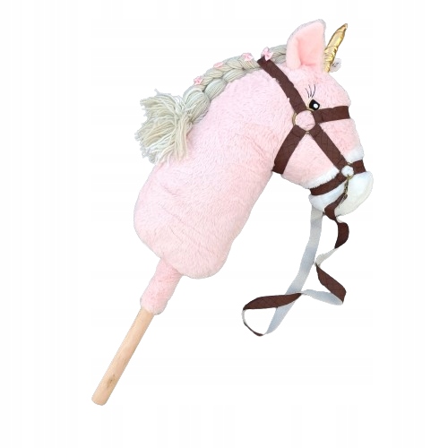 Hobby Horse JEDNOROŻEC NA KIJU Głowa na patyku Koń prezent dla dziecka