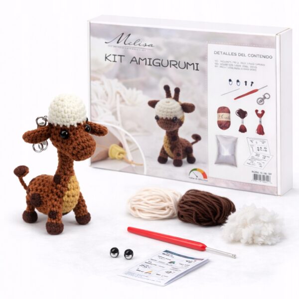 Zestaw do szydełkowania DIY AMIGURUMI maskotka PSZCZÓŁKA + akcesoria