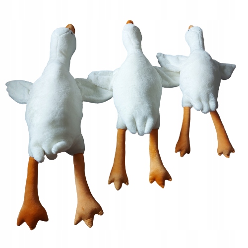 PODUSZKA MASKOTKA PLUSZAK GĘŚ KACZKA DUŻA 85 CM