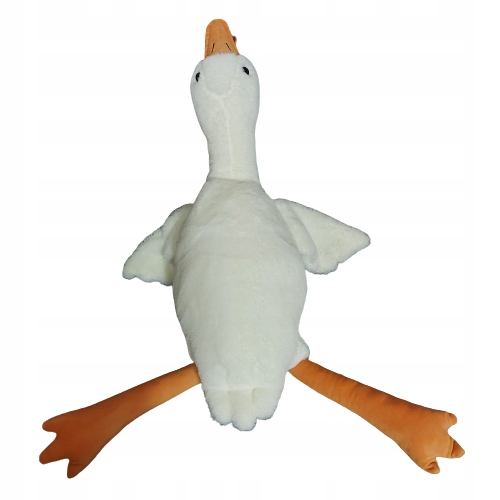 PODUSZKA MASKOTKA PLUSZAK GĘŚ KACZKA DUŻA 85 CM