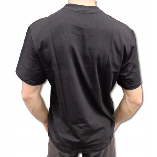 Koszulka Męska Regionalna Góralska FOLKOWA T-Shirt z Parzenicą Czarna 170