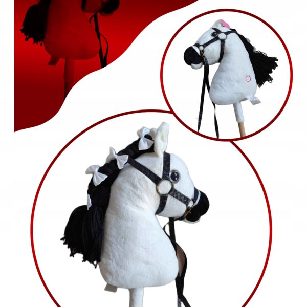 HOBBY HORSE Koń na Patyku KONIK NA KIJU Zabawka Grająca GŁOWA KONIA