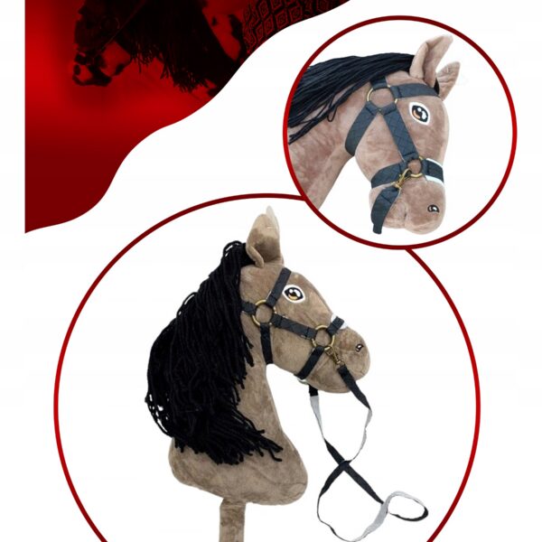 Hobby Horse Koń na Patyku Konik na Kiju GŁOWA KONIA Prezent dla Dziecka