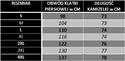 Kamizelka wełniana DAMSKA MĘSKA z WEŁNY OWCZEJ Merynos 4XL