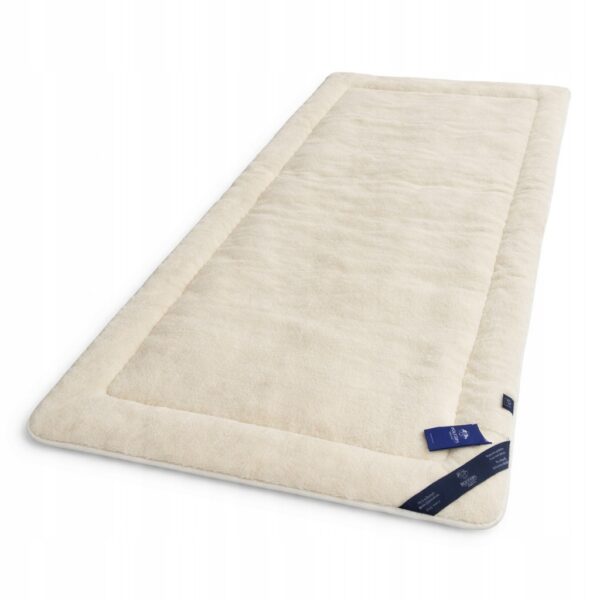 Materac wełniany 90x200 naturalny oddychający antyalergiczny biały Woolmark
