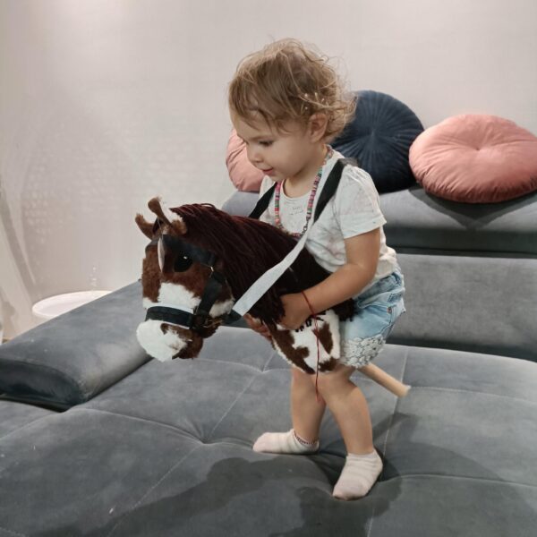 Hobby Horse KOŃ NA KIJU konik na patyku GŁOWA KONIA prezent dla dziecka