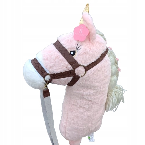Hobby Horse JEDNOROŻEC NA KIJU Głowa na patyku Koń prezent dla dziecka