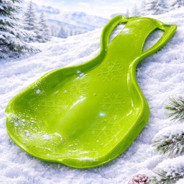 Ślizg zjazdowy JABŁUSZKO ślizgacz plastikowy dla dzieci MIX KOLORÓW