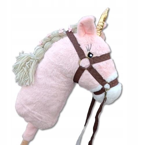 Hobby Horse JEDNOROŻEC NA KIJU Głowa na patyku Koń prezent dla dziecka