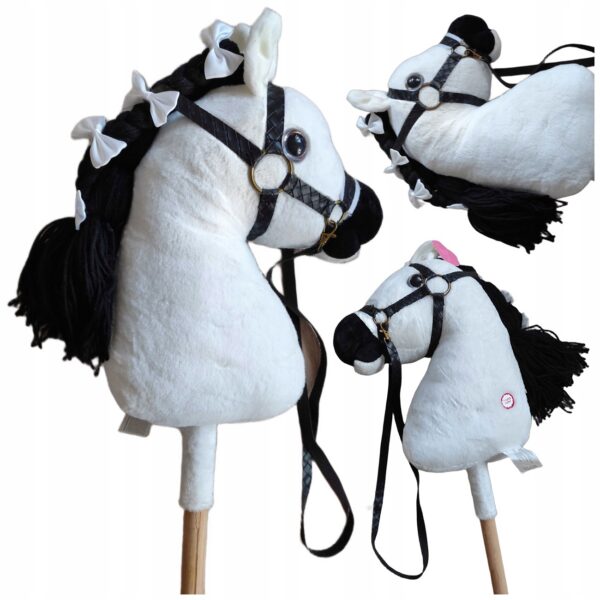 HOBBY HORSE Koń na Patyku KONIK NA KIJU Zabawka Grająca GŁOWA KONIA